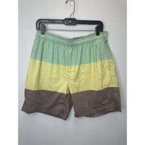Element Bad Brains Collab Color Block Swim Board Shorts Size Large